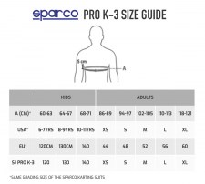 sparcoprok3-sizeguide